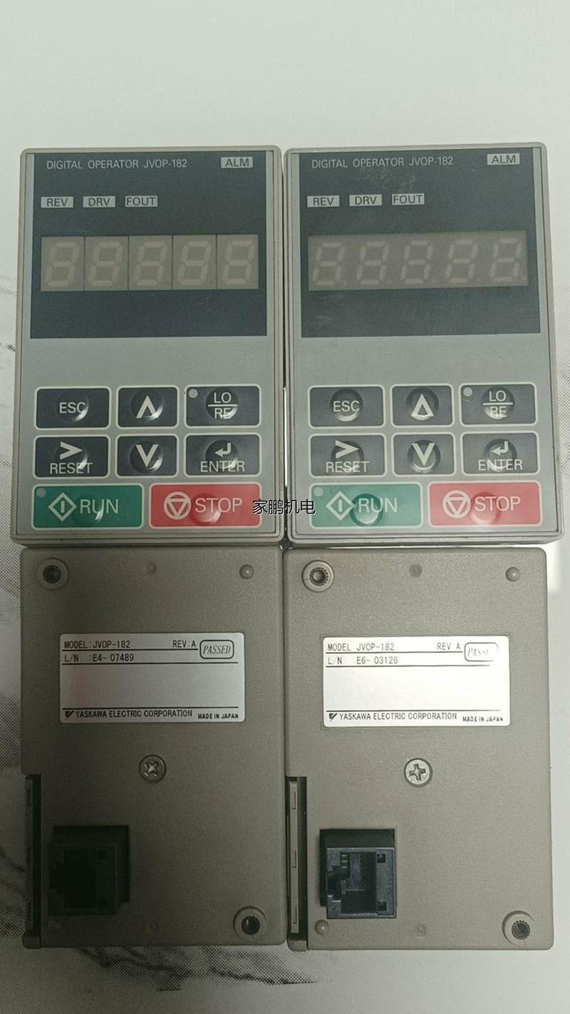 拍前询价：JVOP-182安川变频器A1000和E1000数码简易键测使用感如何?