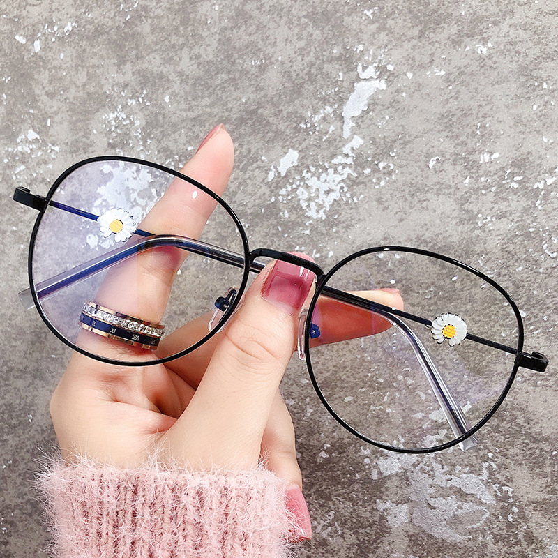 平光镜眼镜女韩版无度数可爱学生韩版防辐射近视眼镜女ins眼镜框