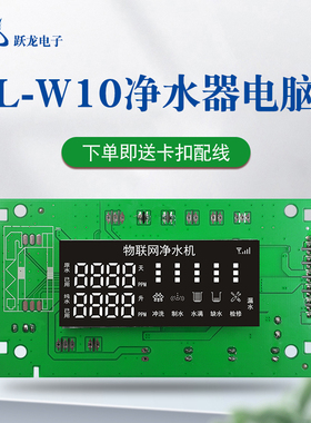 跃龙不联网W10 小方屏双路TDS带滤芯管理普通板子 净水器控制板