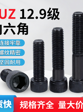 TUZ 12.9级内六角杯头螺丝35crmo高强度螺钉M3M4M5M6M8M12M16M24