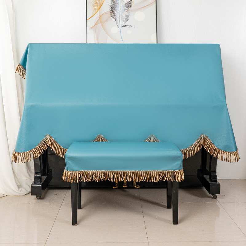 钢琴防尘罩全披全罩遮盖布现代简约欧式装饰琴罩琴披盖琴凳罩琴行