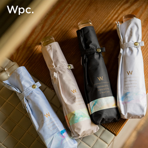 wpc防晒伞黑胶防紫外线遮阳伞高颜值小巧便携太阳伞晴雨两用女