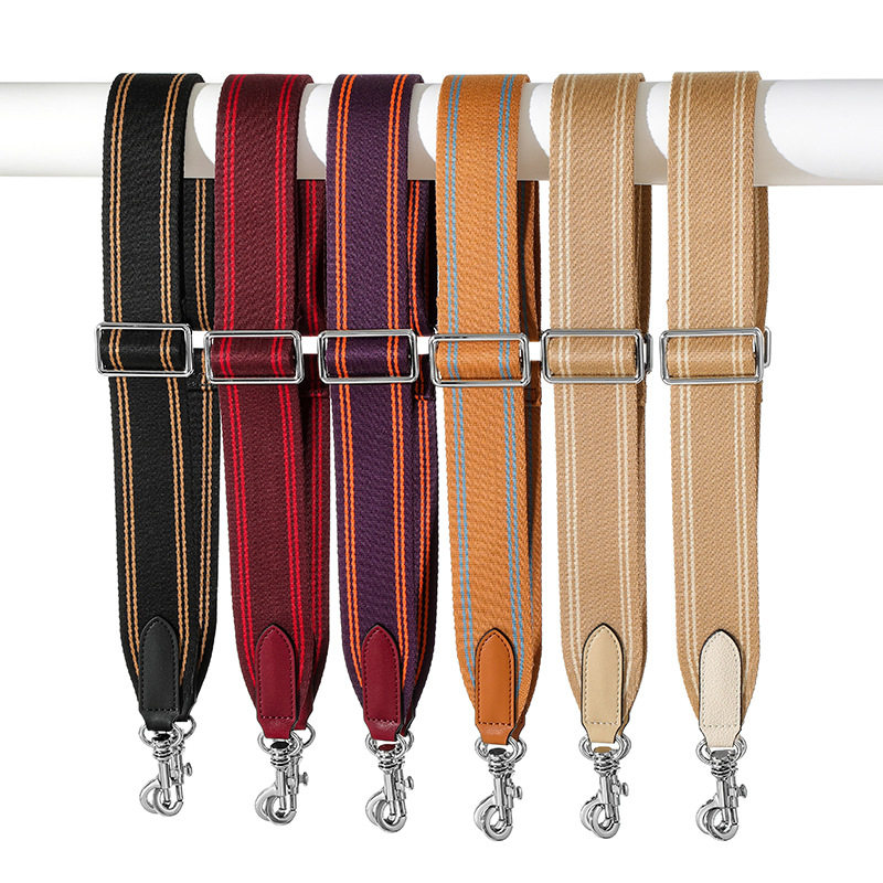 宽肩带配件可调节斜挎女加厚帆布配牛皮购物袋托特包替换肩带单买