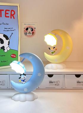 小夜灯宿舍桌面装饰摆件小台灯可爱儿童卧室睡眠床头灯生日礼物女