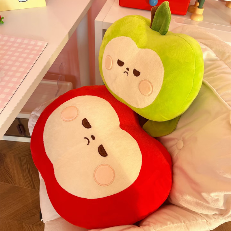 苹果抱枕女生睡觉专用飘窗靠垫