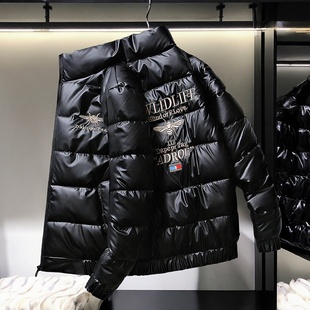 潮休闲青年帅气棉服袄子 棉衣男外套加厚保暖立领韩版 高档冬季 新款