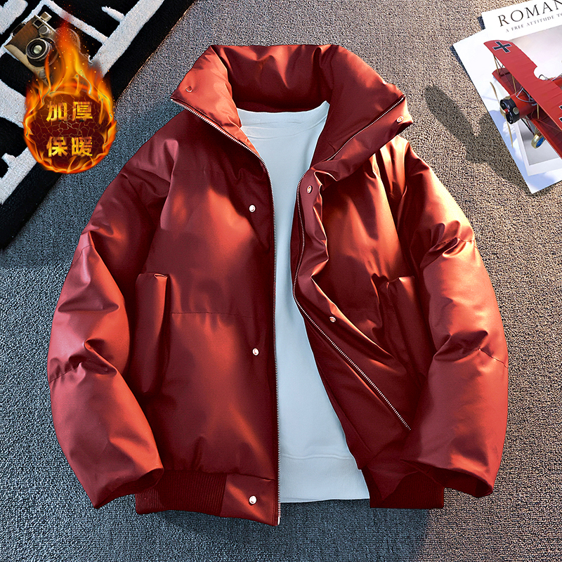 立领棉衣秋冬时尚潮流加厚保暖