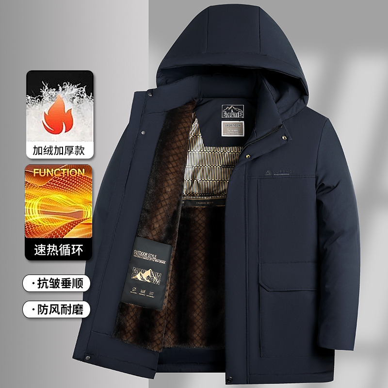 2025新款冬季中老年男士棉衣