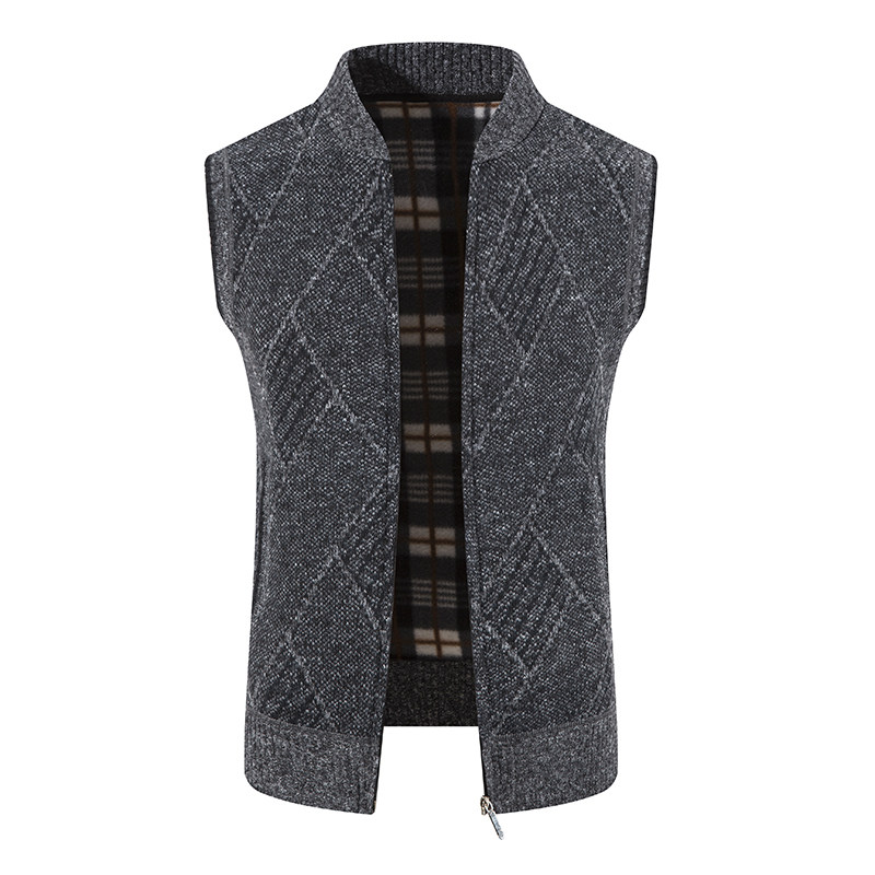 简约实穿型男士针织开衫马甲背心中年商务休闲无袖坎肩外套上衣,男装,常规马甲,淘宝优惠券,粉丝福利购,淘宝优惠卷