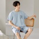 男士 薄款 睡衣夏季 短裤 青年初中生家居服宽松休闲 短袖 2025新款