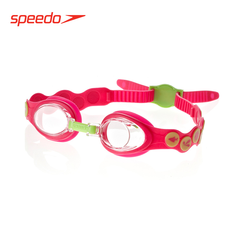 Speedo/速比濤 海洋Q隊可愛童趣彩色兒童習泳泳鏡 可調節