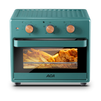 ACA电烤箱空气炸立式搪瓷