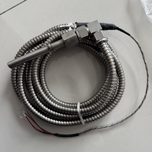 温度传感器电热偶0-700度深度70CM 长度3M接头螺纹20X1.5现货议价