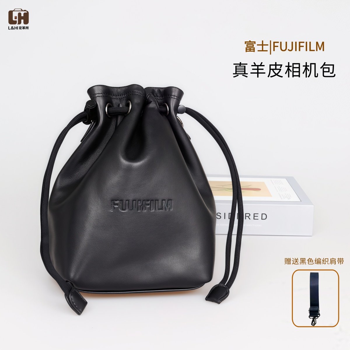 适用富士xt5内胆包xt50xt3斜跨相机包xs20保护套x100vi羊皮收纳袋