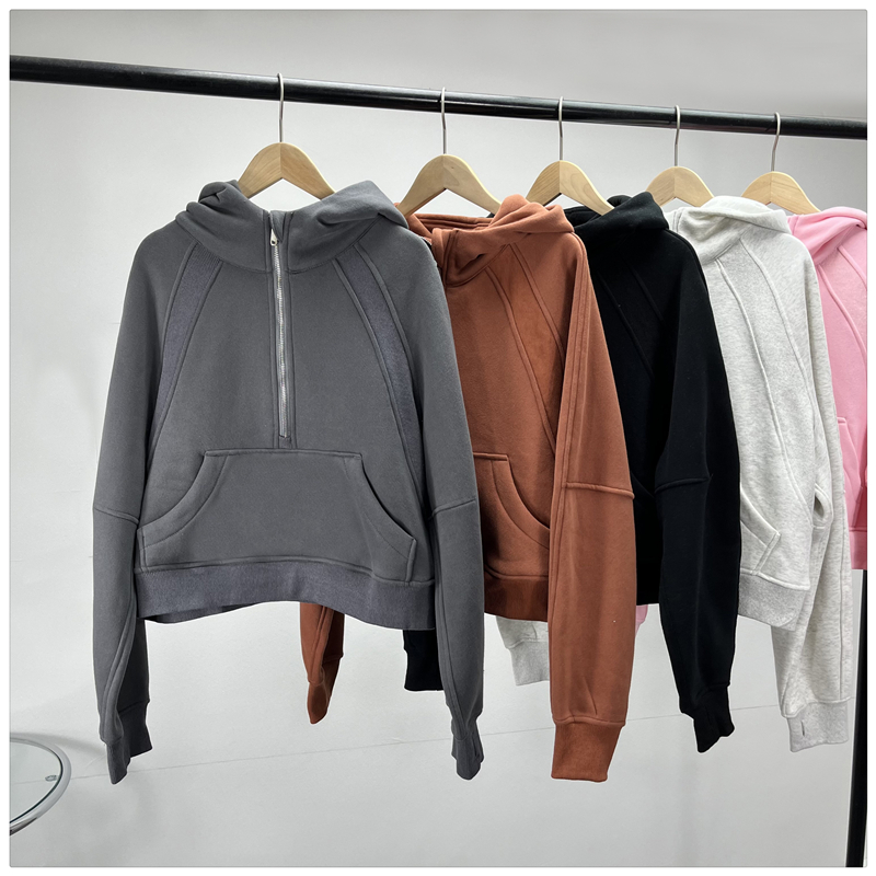 瑜伽服加绒加厚运动外套