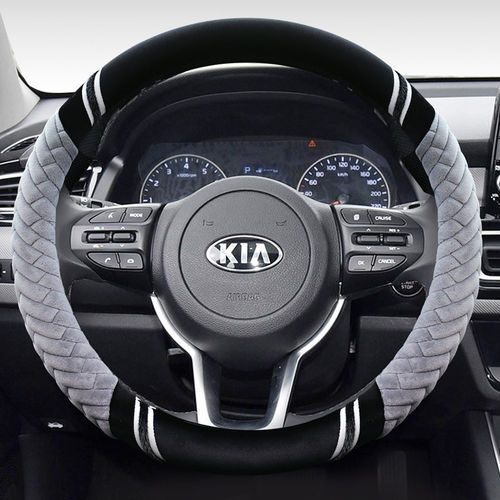 起亚毛绒保暖手汽车方向