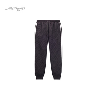长裤 提花合身斜插袋罗纹脚口男士 流行新款 Hardy埃德哈迪春季