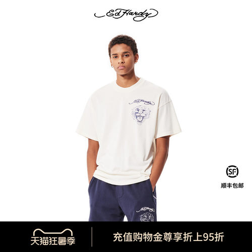 EdHardy短袖T恤美式复古