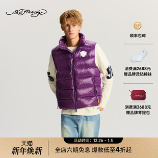 男士 新款 轻薄宽松羽绒马甲E1RDM005 Hardy埃德哈迪2025冬季