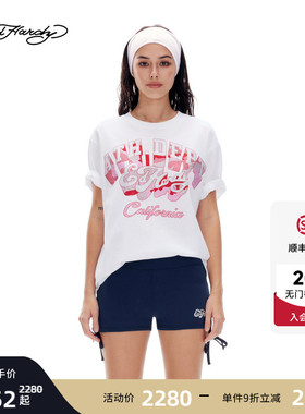 Ed Hardy埃德哈迪2026夏季新款女士美式加州风短袖T恤E1SBW292