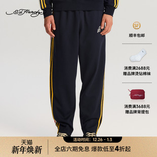 长裤 直筒宽松平绣撞色男士 新款 E1RDM008 Hardy埃德哈迪2025冬季
