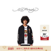 Hardy埃德哈迪冬季 拉链衫 新款 美式 复古男士 开衫 连帽卫衣