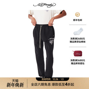 百搭宽松运动裤 子直筒长裤 男休闲裤 男 Hardy埃德哈迪老虎头卫裤