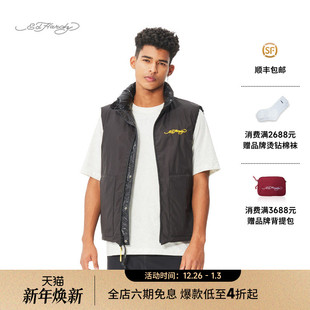 男士 新款 双面穿羽绒马甲立领外穿外套 Hardy埃德哈迪2025春季