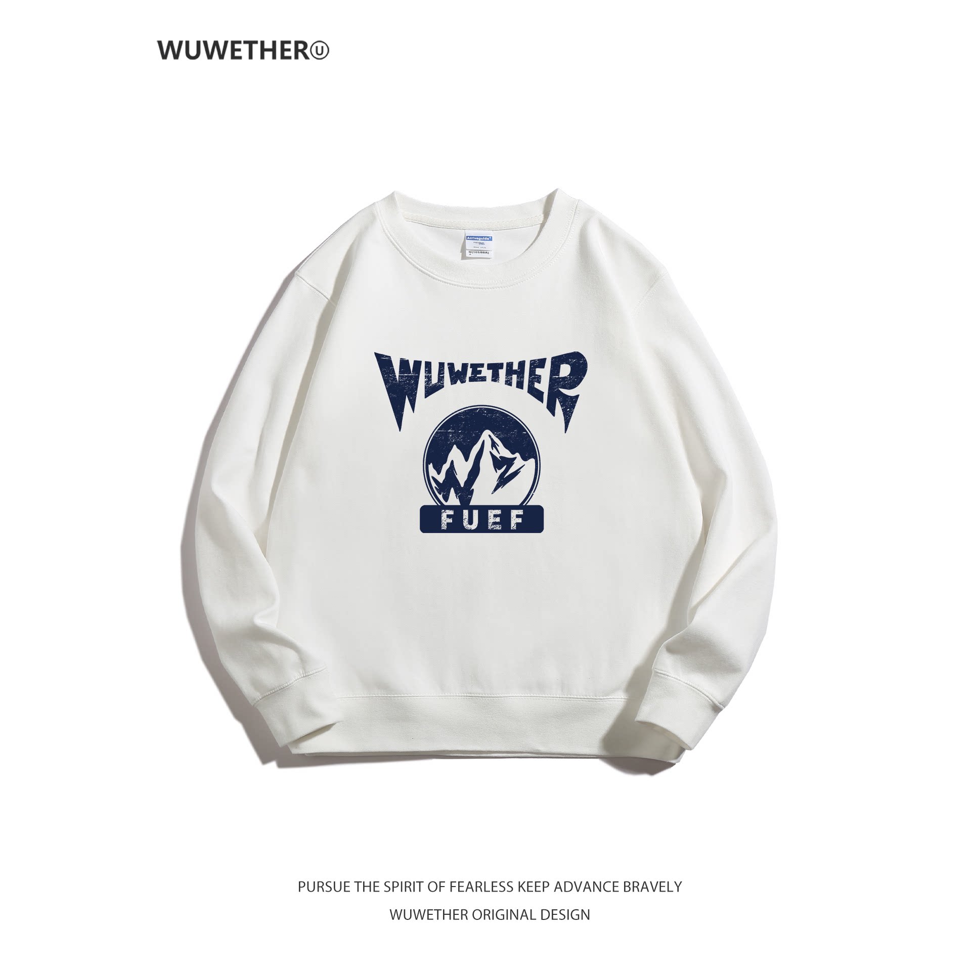 WUWETHER美式复古卫衣男春秋潮牌