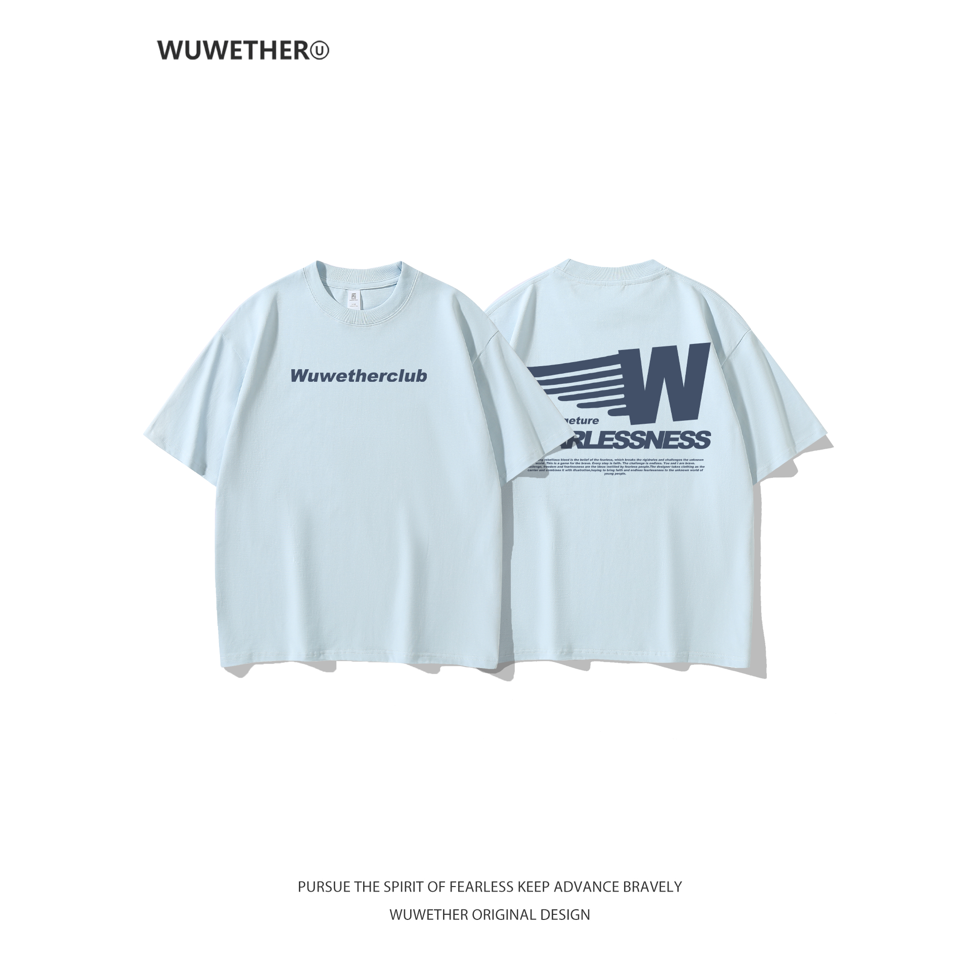 无畏者Wuwether美式复古W字母潮
