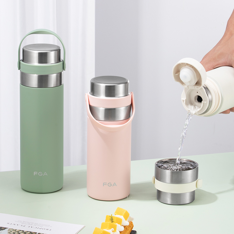 富光女士316不锈钢日式保温杯