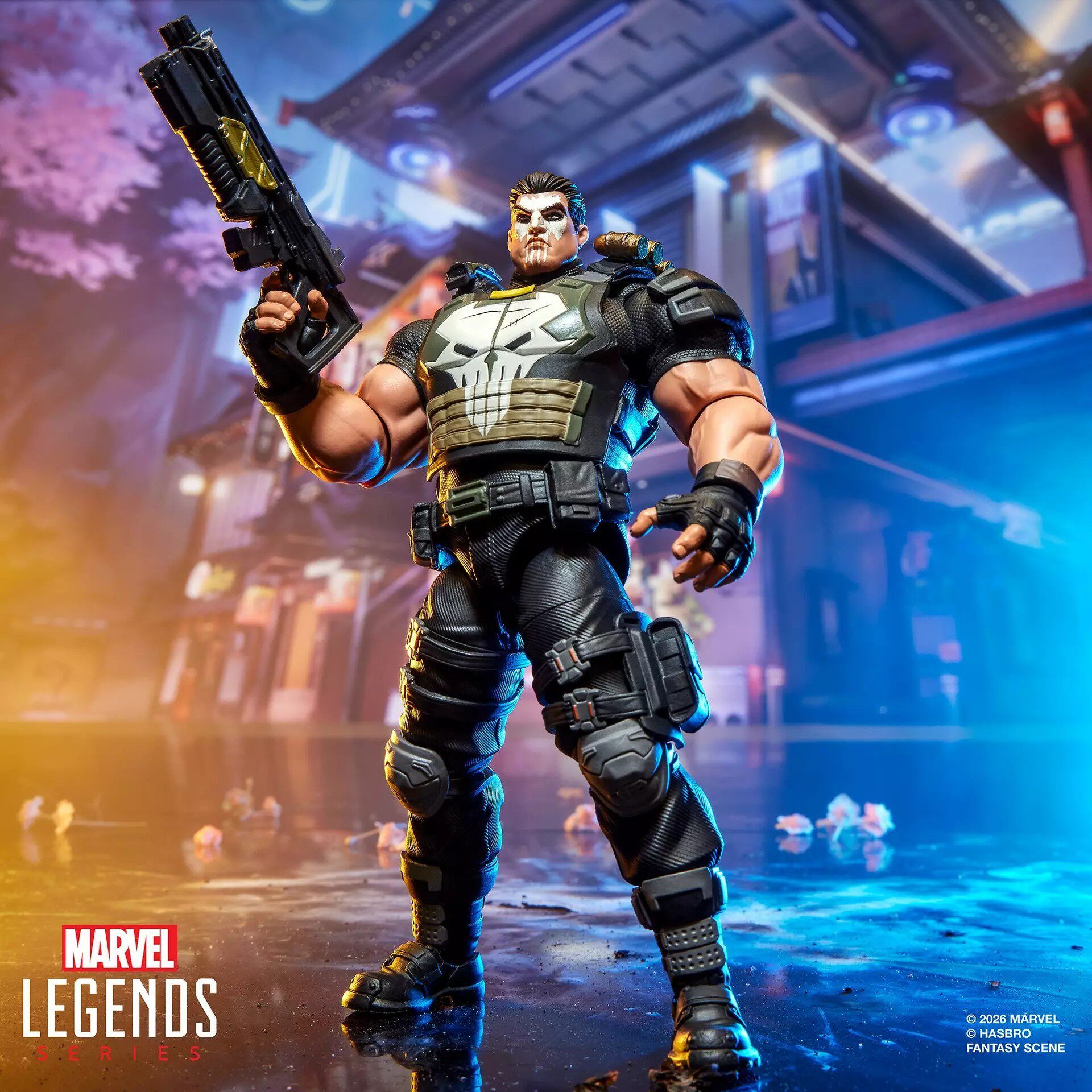 孩之宝漫威MarvelLegends 漫威争锋惩罚者 6寸可动人偶