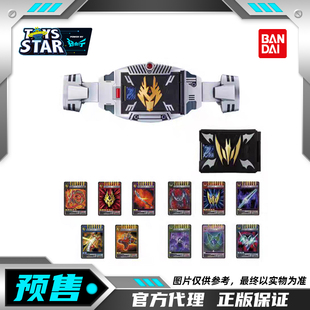 迅合行万代定金 DX 假面骑士龙骑 V套匣 卡片 夜骑变身腰带套装