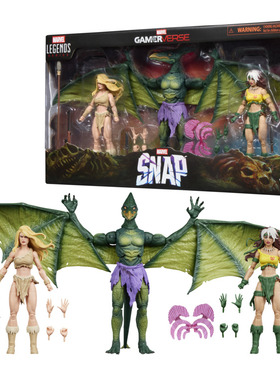 迅合行 漫威MarvelLegends 山娜 罗刹女 翼龙人套装 6寸人偶手办