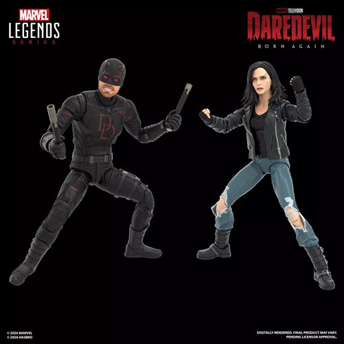 迅合行定金孩之宝漫威MarvelLegends 夜魔侠双人套 6寸可动人偶