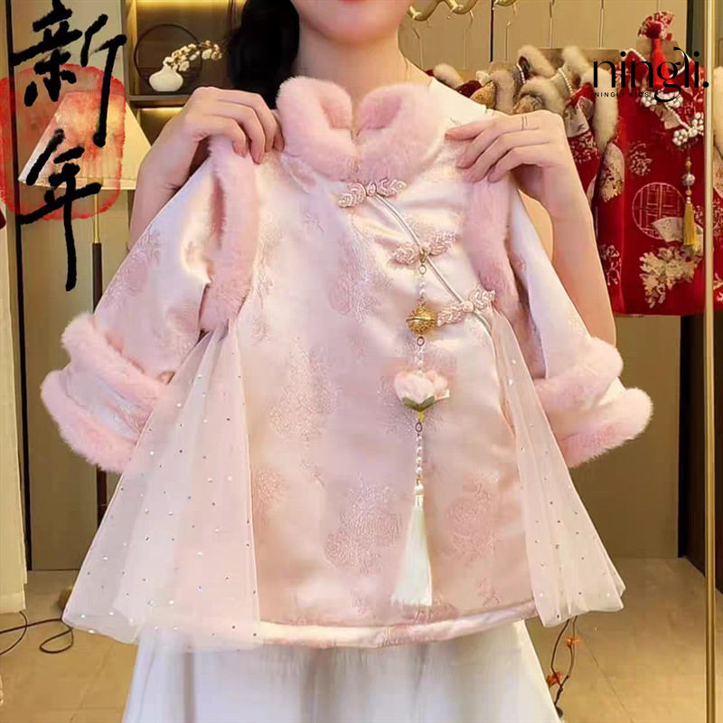 女孩0-1-2-3-45-6岁女童拜年服宝宝周岁礼服汉服旗袍公主裙冬棉服,童装/婴儿装/亲子装,旗袍,淘宝优惠券,粉丝福利购,淘宝优惠卷