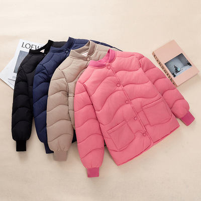 男孩女孩3456-7-8-9岁儿童棉服内胆男童女童保暖校服神器加厚棉衣