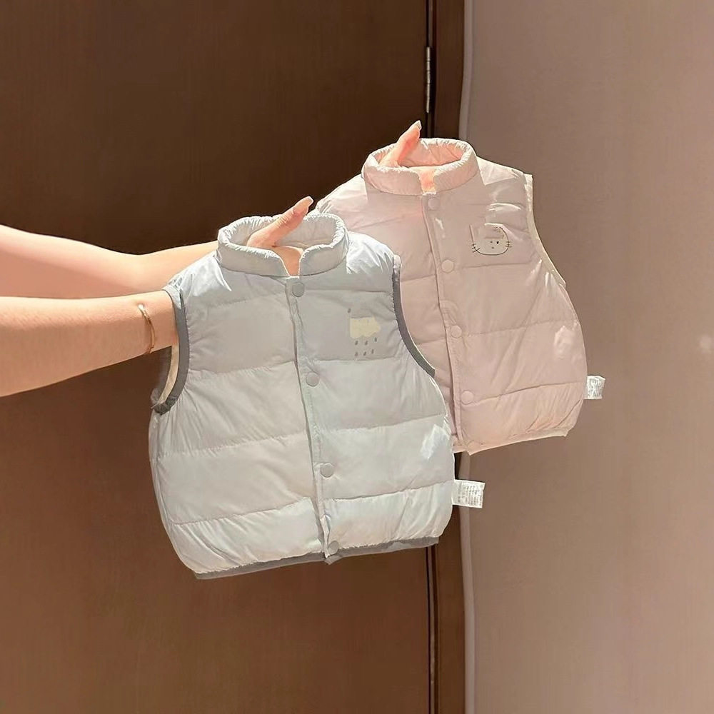 男孩女孩0-1-2-3岁4-5-6秋冬7-8-9-10个月宝宝棉马甲坎肩背心内胆