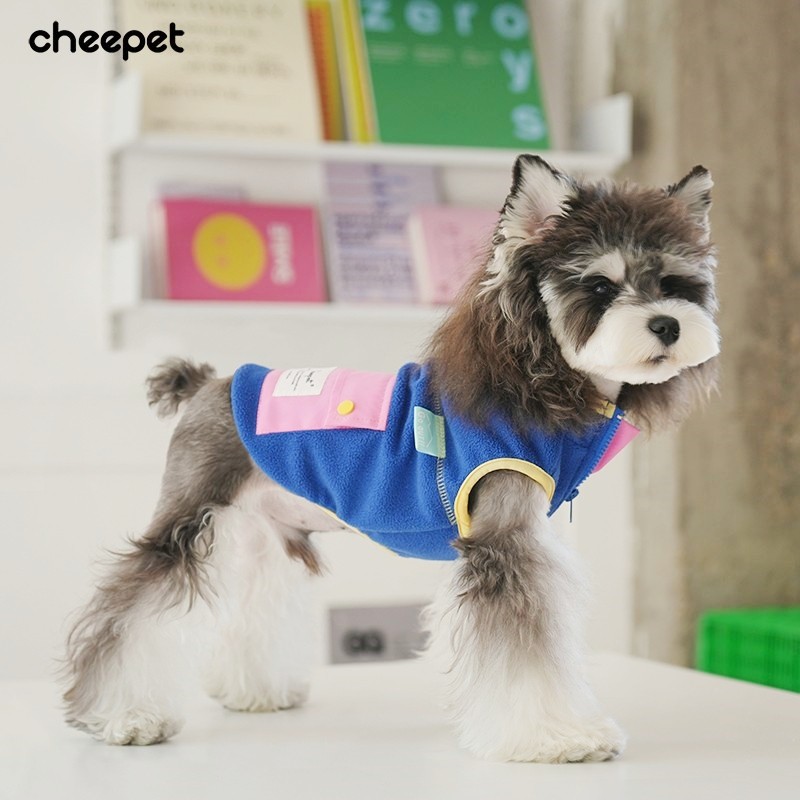 趣派秋冬新款撞色口袋毛绒马甲摇粒绒保暖外穿无袖遛狗服宠物衣服,宠物/宠物食品及用品,狗宠物服装/雨衣,淘宝优惠券,粉丝福利购,淘宝优惠卷