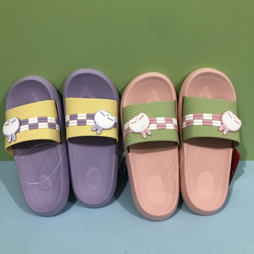 新款流氓兔163女士凉拖鞋夏季居家居室内防滑厚底软情侣踩屎感