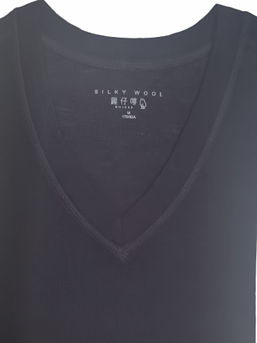 香港鸡仔唛Chicks男装V领薄款羊毛 可机洗透气亲肤含天丝纤维舒适