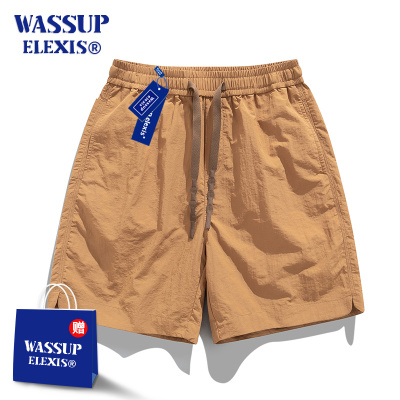 WASSUPELEXIS冰丝短裤男夏休闲