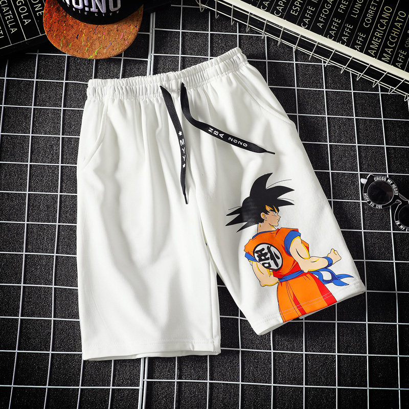 夏季男士运动短裤潮流宽松7分中裤沙滩裤薄款休闲百搭5五分裤