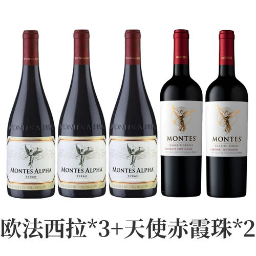 智利原瓶进口蒙特斯红酒