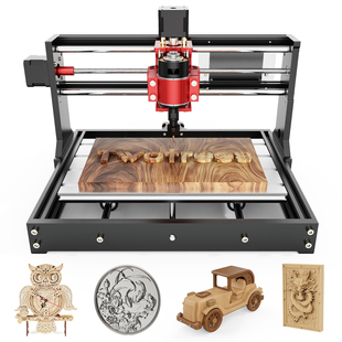 俩棵树TTC3018PRO数控CNC雕刻机小型diy全自动台式刻字画图打标机