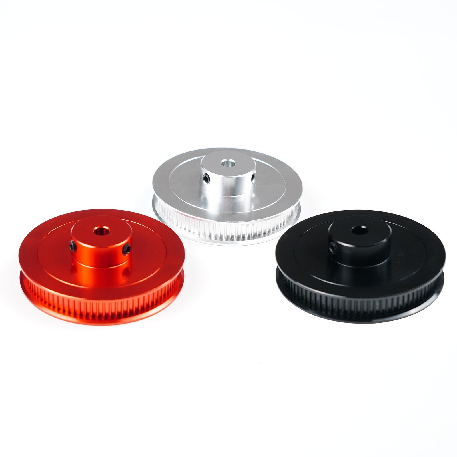 voron 沃龙3D打印机配件 80齿同步轮铝合金传动轮带宽6m同步带轮