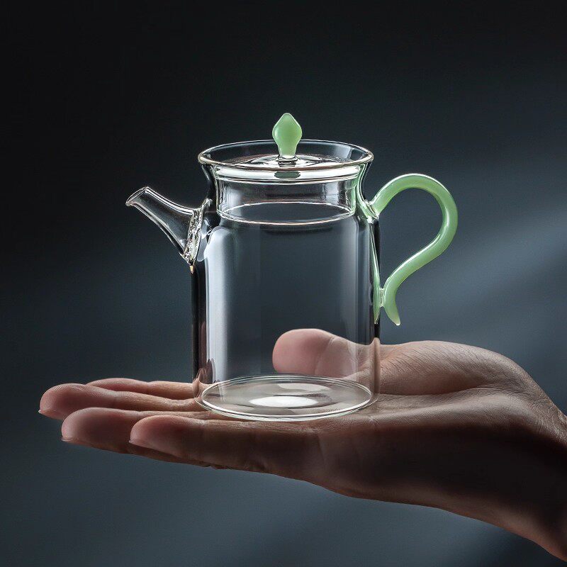 波昂迷你耐高温玻璃茶水分离单壶图片