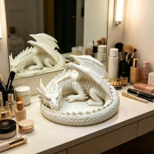 新品3D打印龙之守护者饰品收纳