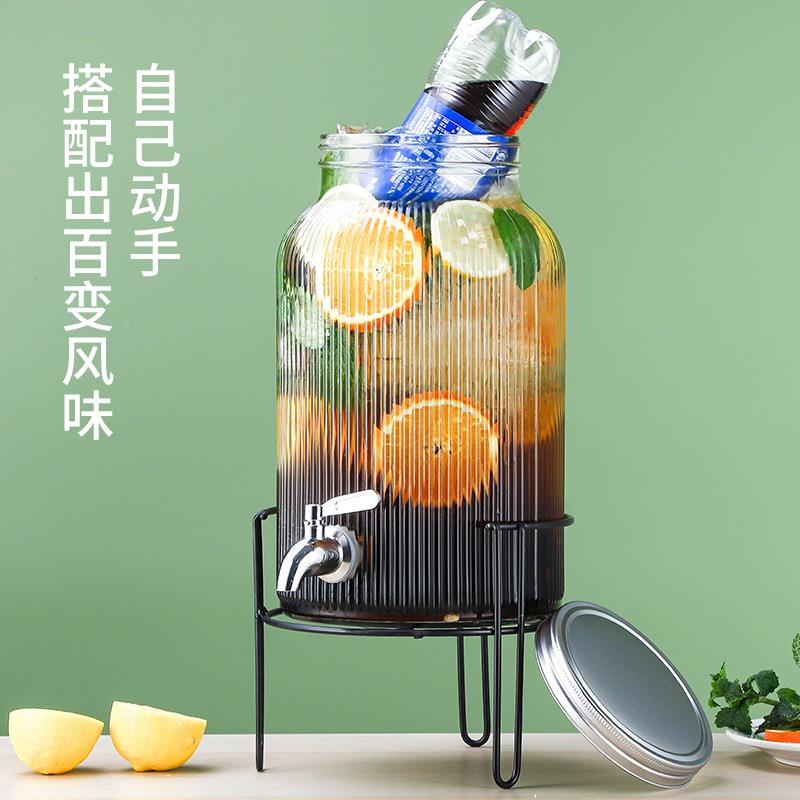 茶可桶啤酒饮料桶调酒冷水桶01酒桶带龙桶头水果罐乐果汁桶容器玻