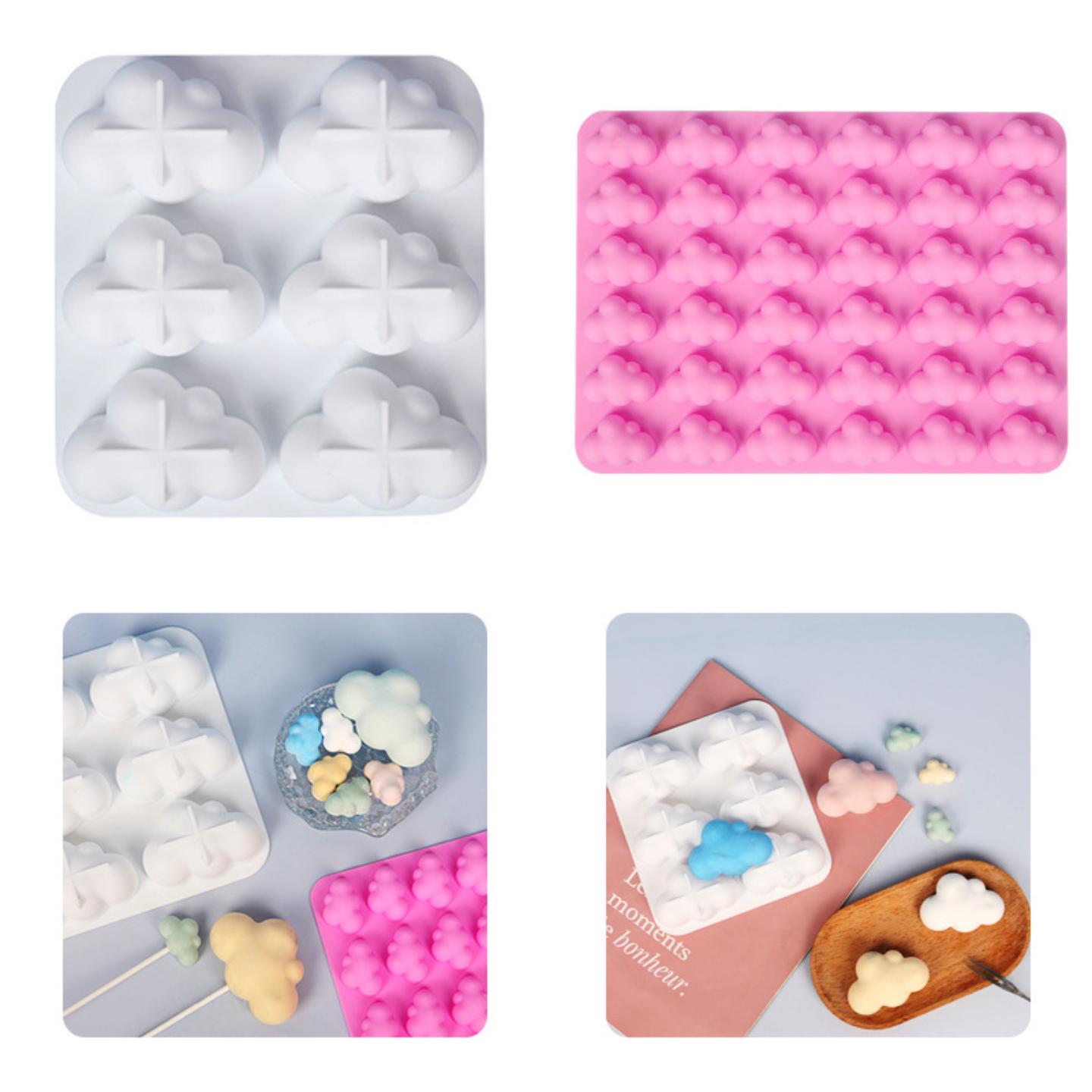 DIY烘焙模具多连云朵糖果慕斯